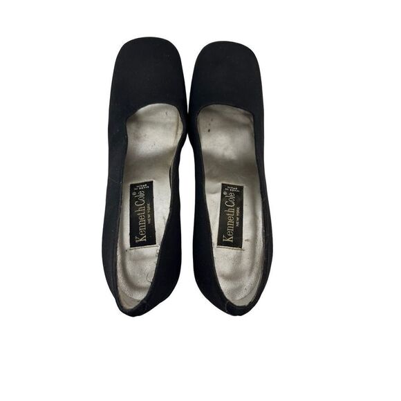 Kenneth Cole New York Y2K 90s ‘s Black Fabric Pumps Excellent Condition - Picture 11 of 12